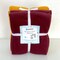 Solid Fleece No-Sew Throw Kit - Dark Red/Mustard Yellow (72x60)